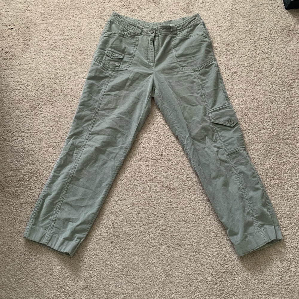 Vintage corduroy grey cargo pants